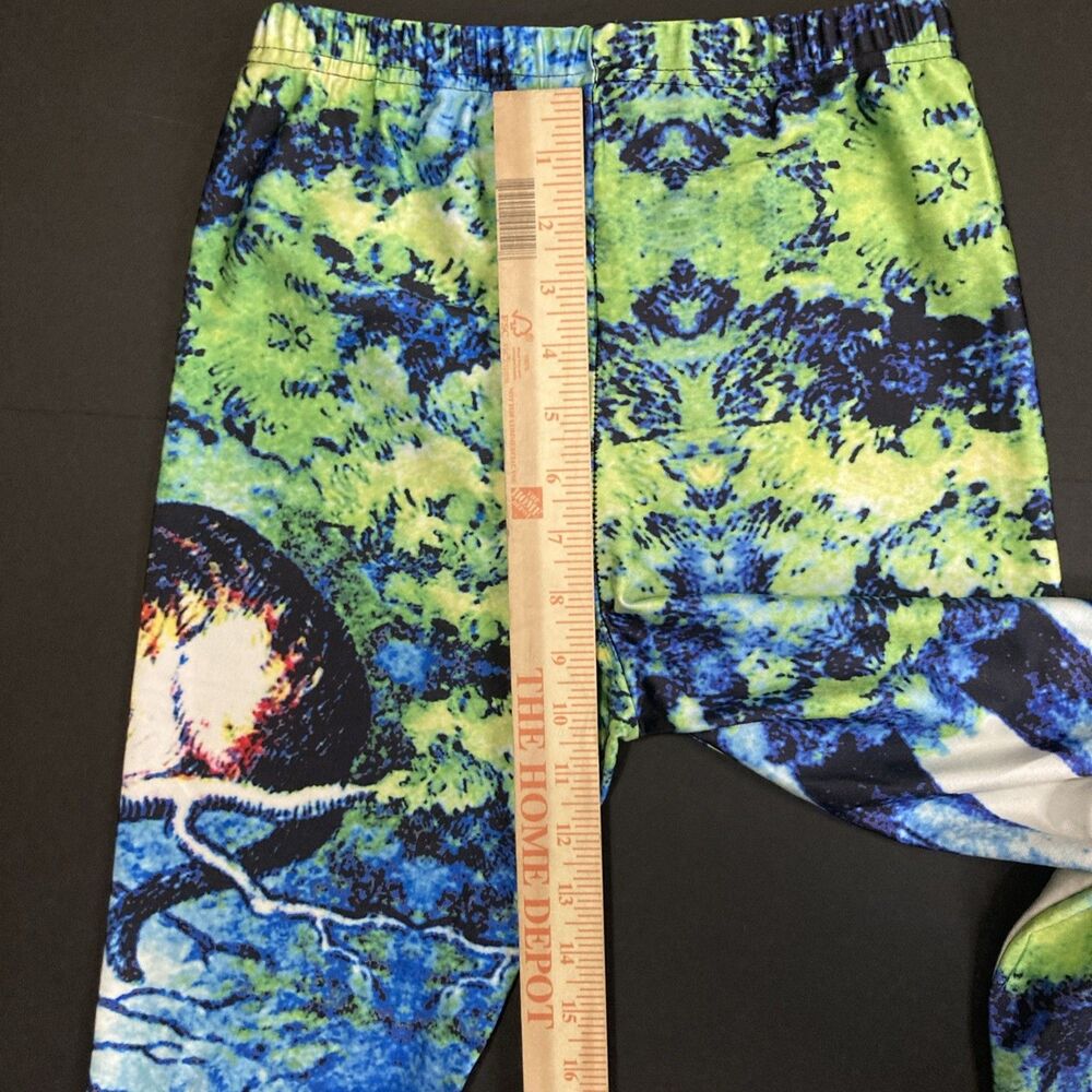 Alice In Wonderland Cheshire Cat Stretch Funky Leggings Size XS-S - Picture 5 of 8